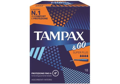 TAMPAX &GO SUPER PLUS 18PZ
