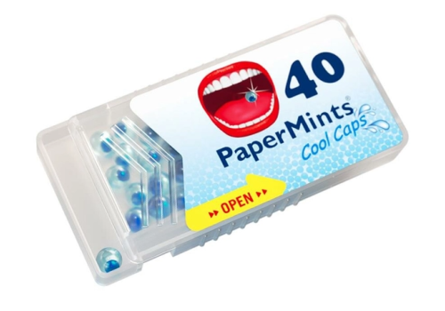 Paper Mints Cool Caps perle per alitosi 40 pezzi