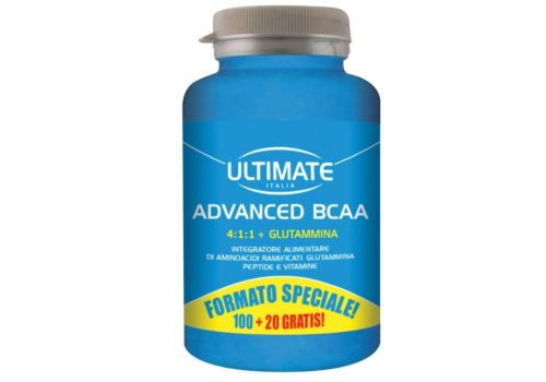 Ultimate Advanced BCAA integratore di aminoacidi per l'attività sportiva 100 compresse
