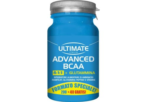 Ultimate Advanced BCAA integratore a base di aminoacidi ramificati 200 compresse