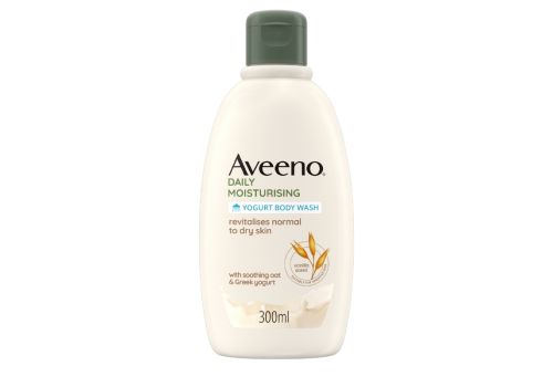 Aveeno Daily Moisturising bagnodoccia allo yogurt profumo vaniglia e avena 300ml