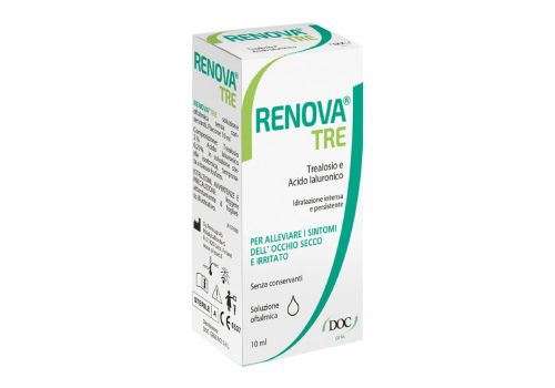 Renova Tre soluzione oftalmica umettante e idratante 10ml