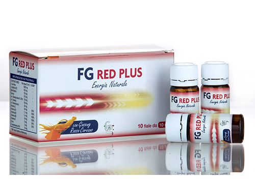 Fg Red Plus Energia naturale integratore ad azione tonica 10 flaconcini x 10ml