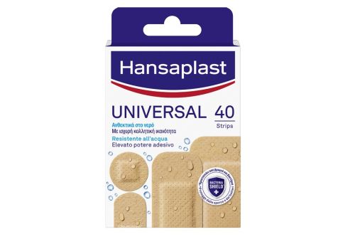 Hansaplast Universal cerotto resistente all'acqua 40 pezzi assortiti