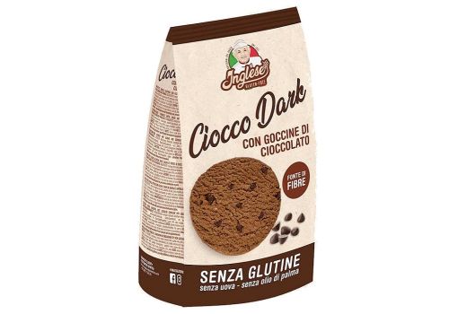 Inglese biscotti al cioccolato fondente con gocce senza glutine 300 grammi