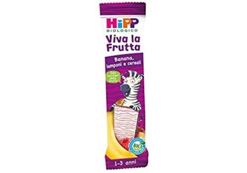 Hipp Viva la frutta barretta banana lamponi e cereali 23 grammi