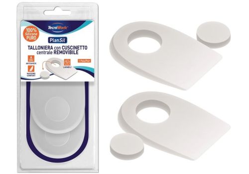 Talloniera con cuscinetto centrale removibile taglia L 1 paio