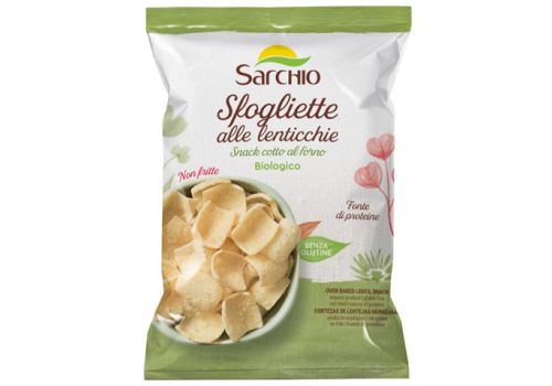 Sarchio Sfogliette alle lenticchie senza glutine 50 grammi