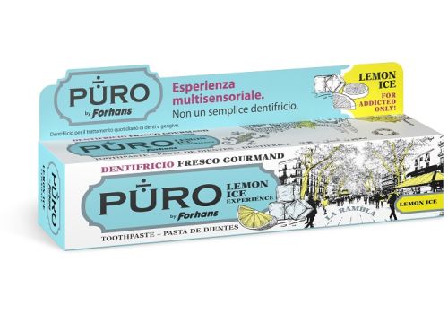 Forhans Puro dentifricio fresco gusto lemon ice 75ml