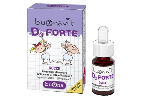 Buonavit D3 Forte integratore per ossa e sistema immunitario gocce 12ml