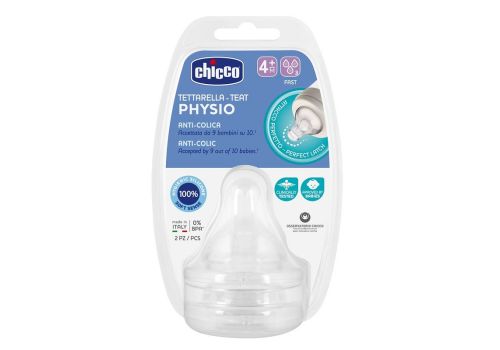 CHICCO TETTARELLA PHYSIO 4M FLUSSO VELOCE 2PZ