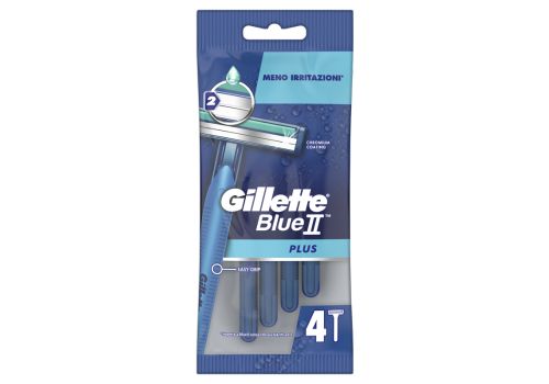 Gillette Blue 2 Plus rasoio da barba usa e getta a 2 lame 4 pezzi