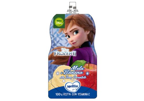 Mellin Pouch frozen succo mela/banana 110 grammi