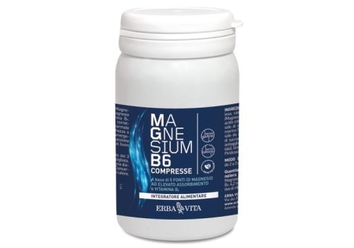 Magnesium B6 integratore per la normale funzione muscolare e psicologica 60 compresse