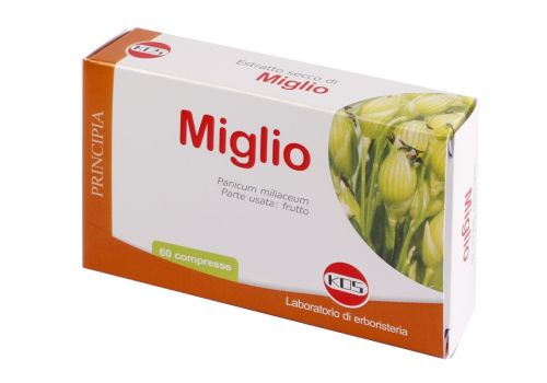 Miglio estratto secco integratore per il benessere di capelli e unghie 60 compresse