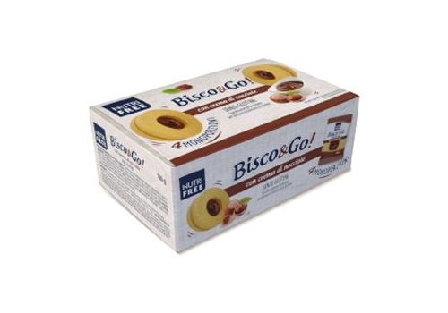 Nutrifree bisco & go con crema di nocciola 4 x 40 grammi