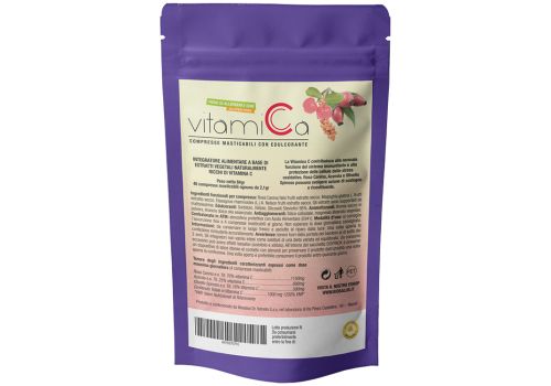 Vitamica integratore per il sistema immunitario e per combattere stanchezza e affaticamento 40 compresse masticabili