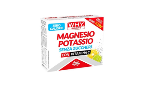 Whysport Magnesio Potassio senza zuccheri 10 bustine