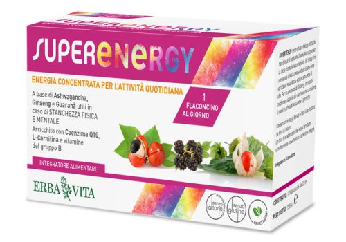 Super energy integratore ad azione tonica 10 flaconcini x 12ml