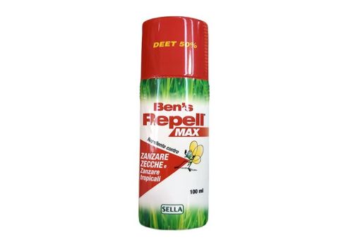 BEN'S REPEL MAX ZANZARE ZECCHE E ZANZARE TROPICALI 100ML