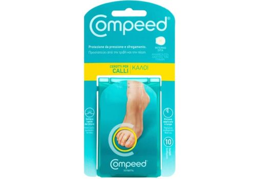 Compeed cerotti protettivi per calli all'interno delle dita 10 pezzi