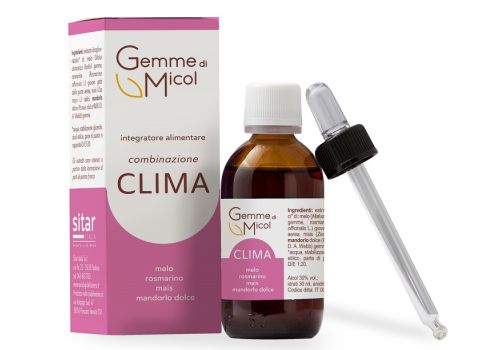 Gemme di Micol Clima integratore con estratti di melo rosmarino mais e mandorlo dolce gocce orali 30ml