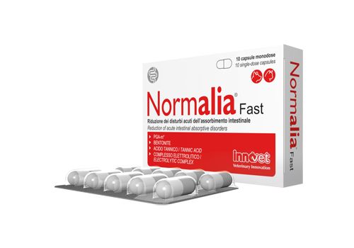Normalia Fast mangime complementare per la funzione intestinale del cane 10 capsule monodose