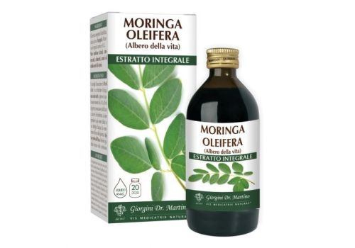Moringa Oleifera Estrato Integrale per l'equilibrio del peso corporeo e il sistema respiratorio soluzione orale 200ml