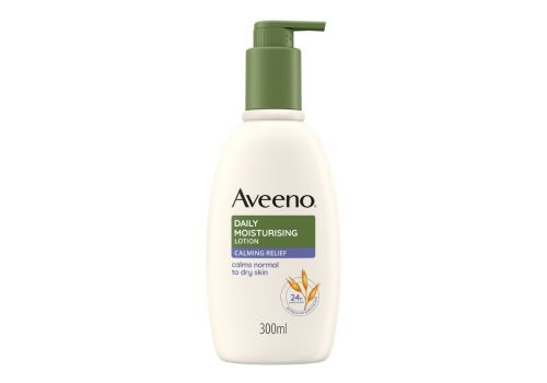 Aveeno crema idratante corpo aroma di lavanda lenisce e rilassa la pelle secca 300ml