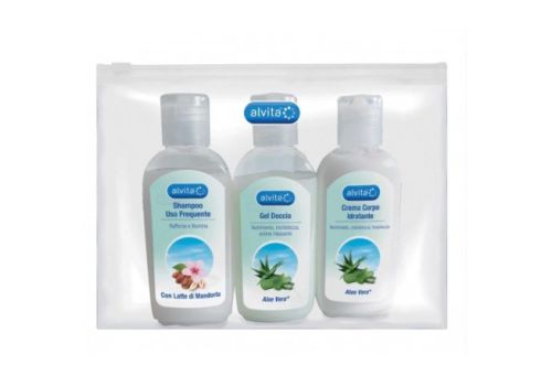 Alvita Kit Viaggio body care shampoo-gel doccia-crema corpo idratante