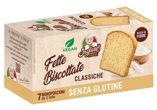 Inglese fette biscottate classiche senza glutine 200 grammi