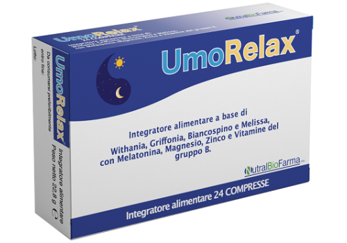 Umorelax integratore per il riposo notturno e il tono dell'umore 24 compresse