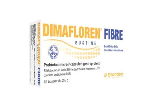Dimafloren Fibre integratore per il benessere intestinale 10 bustine