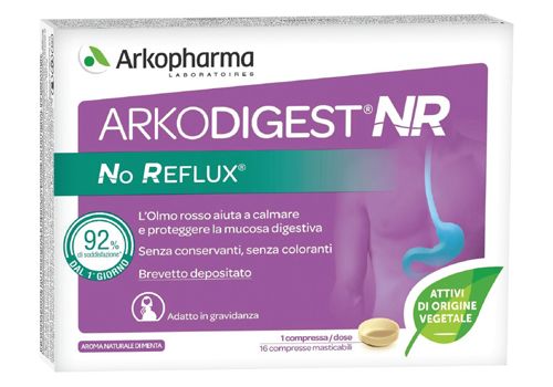 Arkodigest Noreflux integratore per proteggere la mucosa digestiva 16 compresse masticabili