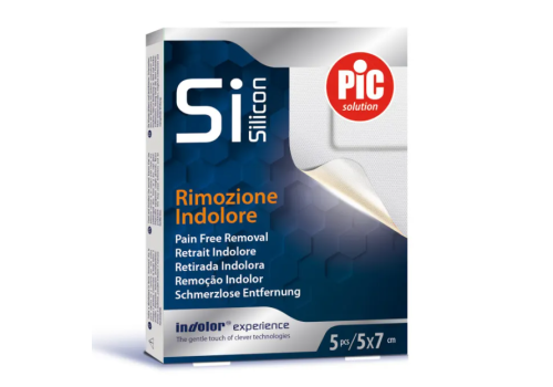 Pic Si Silicon cerotto pos toperatorio in silicone 5 x 7cm 5 pezzi