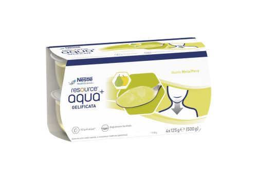 RESOURCE ACQUA+ZUCCHERO MELA/PERA 4x125G