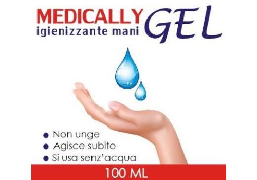 Medically gel igienizzante mani antibatterico senza risciacquo azione rapida 80ml