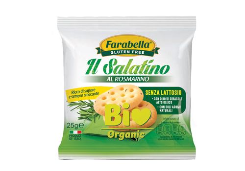 Farabella salatino al rosmarino biologico senza glutine 25 grammi