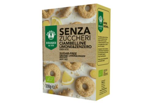 Probios ciambelline limone e zenzero senza zuccheri 200 grammi