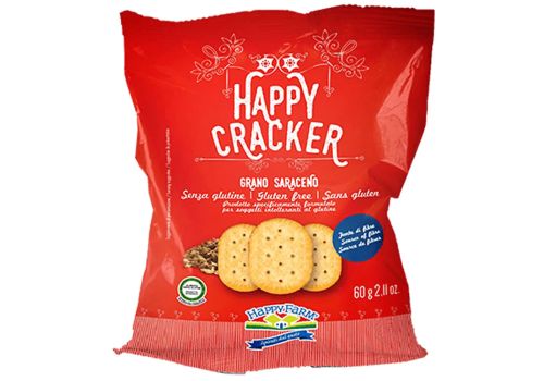 Happy cracker grano saraceno senza glutine 60 grammi