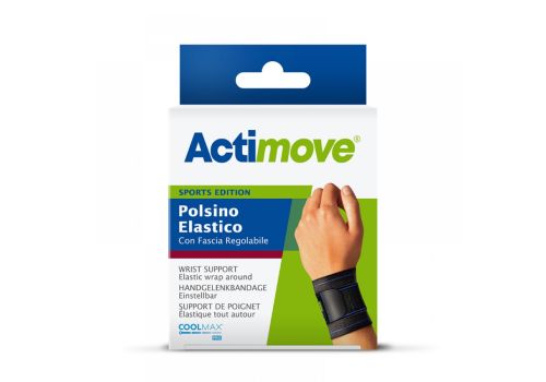 ACTIMOVE POLSINO ELASTICO SPORTS EDITION BLACK TAGLIA UNIVERSALE