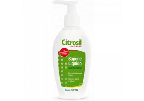 Citrosil Hygiene sapone liquido igienizzante rimuove germi e batteri 200ml essenza tea tree | offerta speciale
