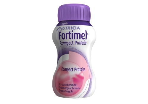Fortimel Compact Protein integratore proteico gusto frutti rossi ad alta densità calorica 4 x 125ml
