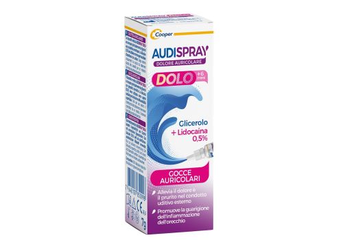 Audispray Dolo +6 mesi gocce auricolari per dolore e prurito 7 grammi