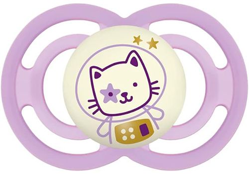 Mam perfect night succhietto in silicone 16mesi+ femmina 1 pezzo