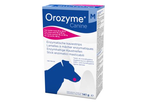 Orozyme Canine mangime complementare per la salute del cavo orale del cane taglia media 141 grammi