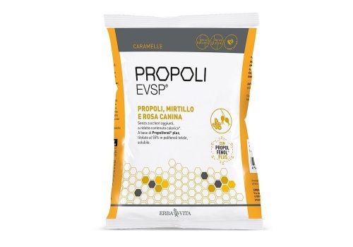 Propoli EVSP caramelle propoli mirtillo e rosa canina 65 grammi