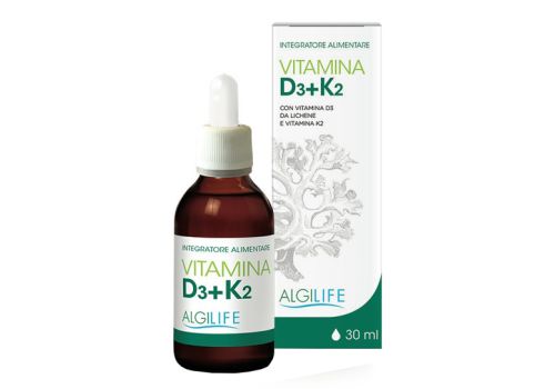 Vitamina D3+K2 gocce integratore per la mineralizzazione ossea 30ml