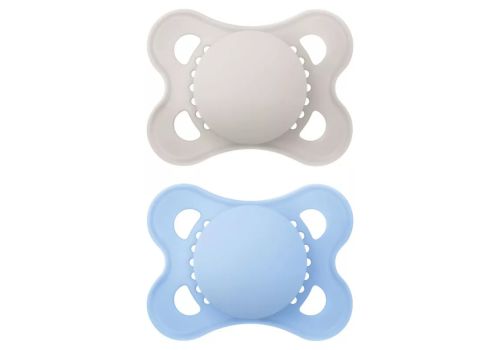 Mam original succhietto in silicone 2-6mesi doppio maschio 2 pezzi