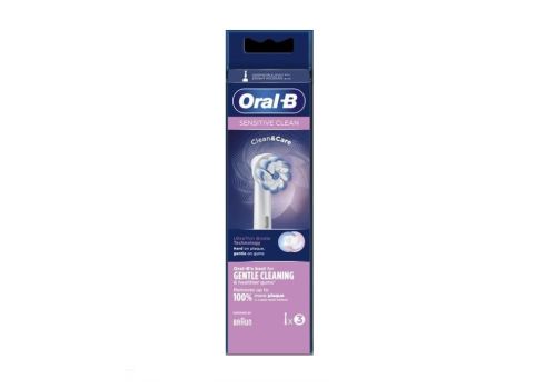 ORALB SENSITIVE CLEAN EB-60-3 TESTINE DI RICAMBIO 3PZ